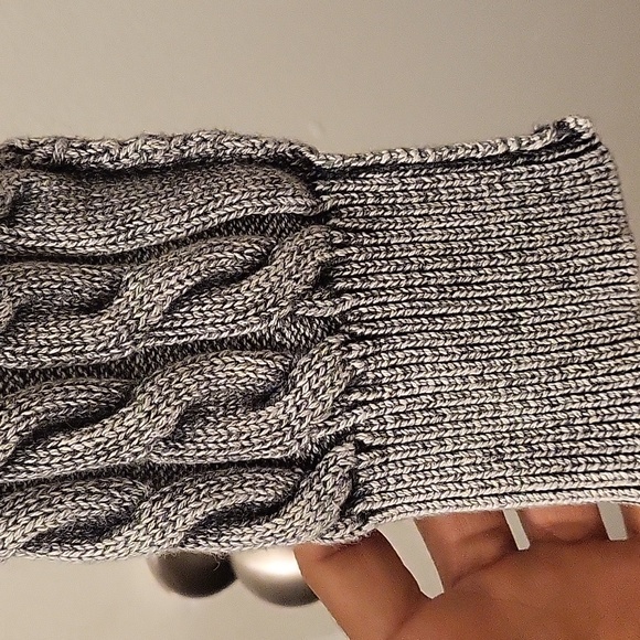 Full Tilt size XXS washed cable cropped sweater - Picture 5 of 6